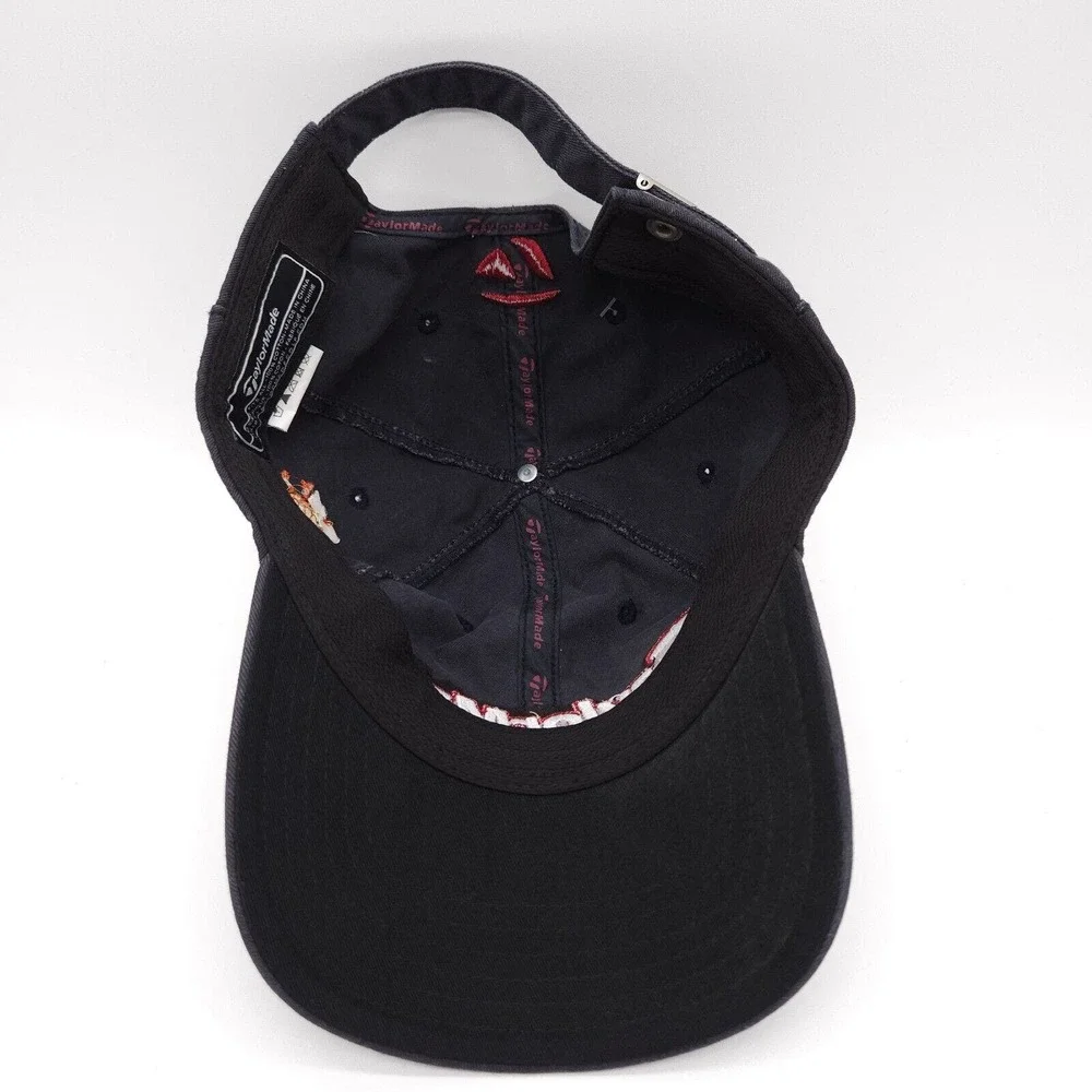 TaylorMade Golf Strapback Adjustable Blue Hat‎ Ball Cap Hope Kids Blue 50+ SPF